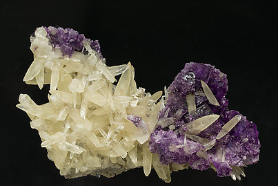 Fluorite with Calcite.