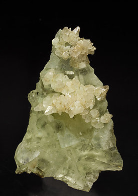 Fluorite with Calcite. 