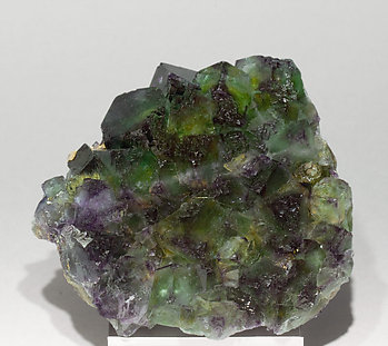 Fluorite with Calcite. 