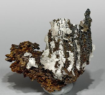 Descloizite with Calcite.