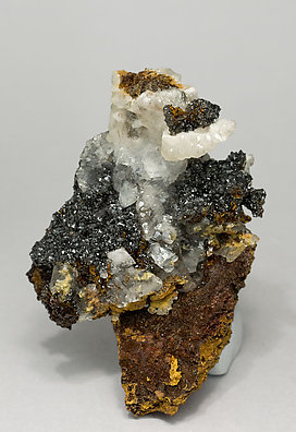 Descloizite with Calcite.