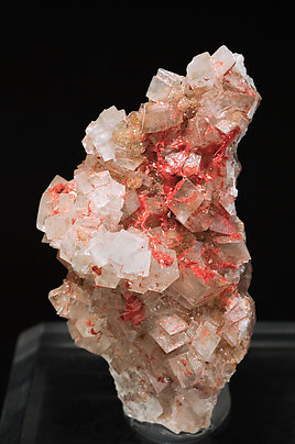 Calcite with Cuprite (variety chalcotrichite). 