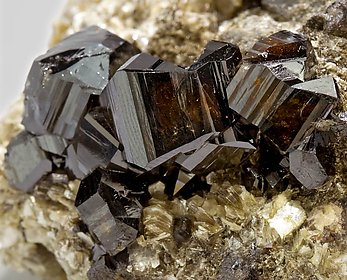 Cassiterite with Muscovite. 