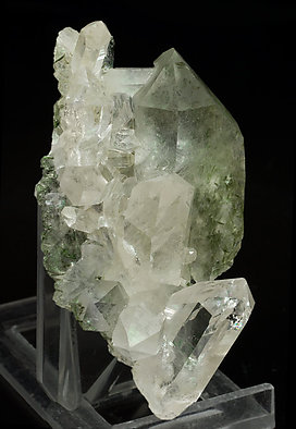 Quartz with Epidote inclusions.