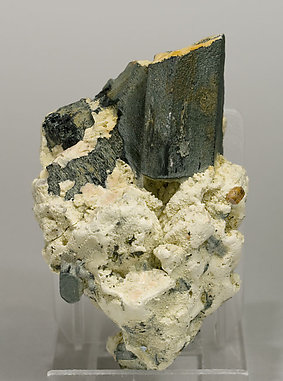 Arfvedsonite with Zircon and Feldspar. 