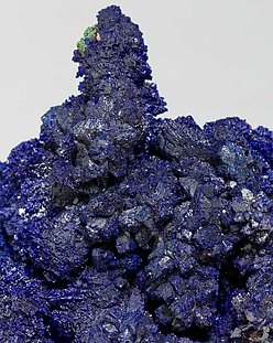 Azurite with Malachite. 