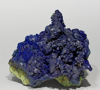 Azurite with Malachite. 