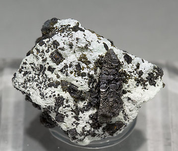 Villamanínite with Calcite. 