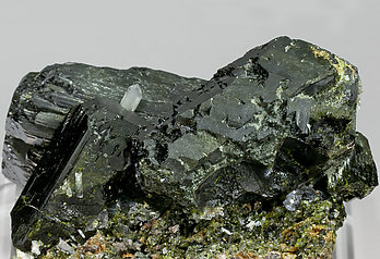 Doubly terminated Epidote with Quartz and Andradite. Top