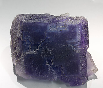 Fluorite with Calcite. Front