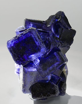 Fluorite with Quartz. Light behind