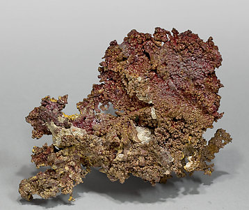 Cuprite (variety chalcotrichite) with Copper.