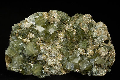Fluorapatite with Muscovite and Arsenopyrite. 