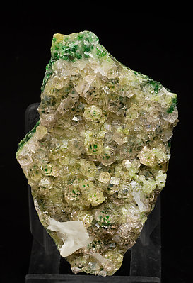 Grossular (variety hessonite) with Diopside.