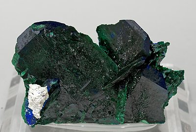 Azurite with Malachite.