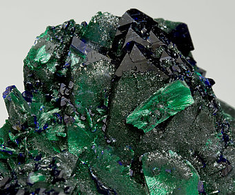 Azurite with Malachite. 