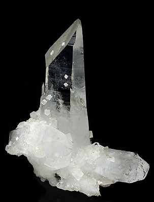 Quartz with Dolomite and Scheelite. Side