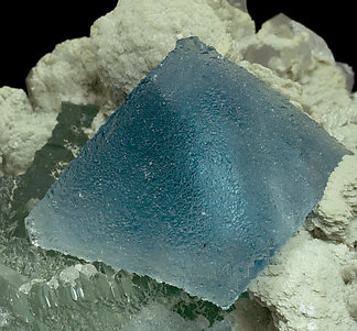 Fluorite with Calcite. 