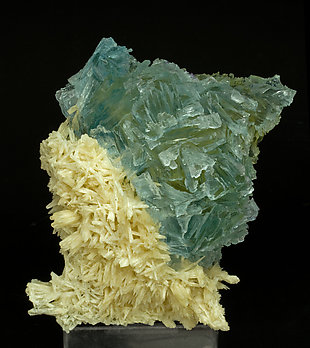 Fluorite with Calcite. 