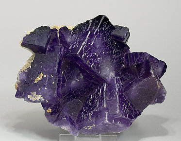 Fluorite with Calcite.