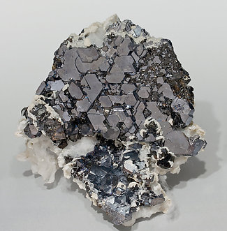 Galena with Sphalerite and Calcite.