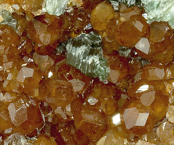 Grossular with Chlorite. 