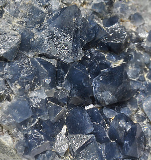 Blue Quartz with Magnesioriebeckite inclusions. 