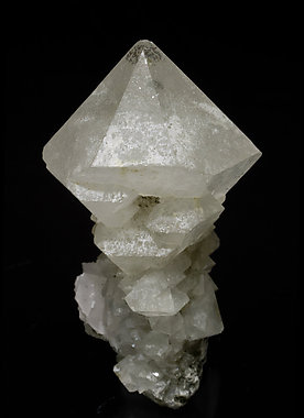 Quartz with inclusions. Rear