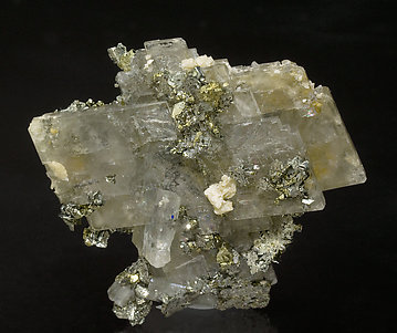 Baryte with Marcasite, Chalcopyrite and Siderite.