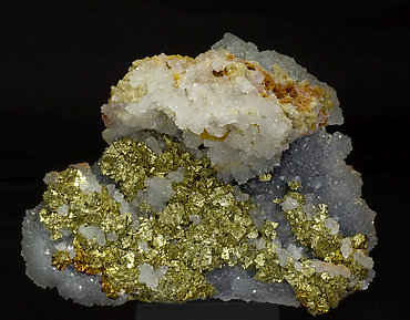 Chalcopyrite with Quartz.