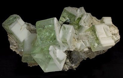 Fluorite with Quartz. Top