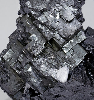 Bixbyite with Hausmannite and Celestine. 