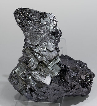 Bixbyite with Hausmannite and Celestine.