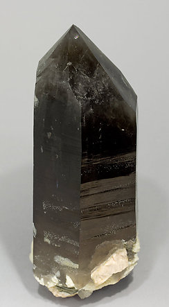 Smoky Quartz with Microcline and Albite.