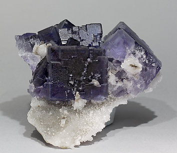 Fluorite with Quartz.