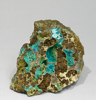 Tyrolite with Conichalcite and Azurite.