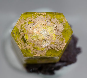 Sturmanite with Calcite. Top