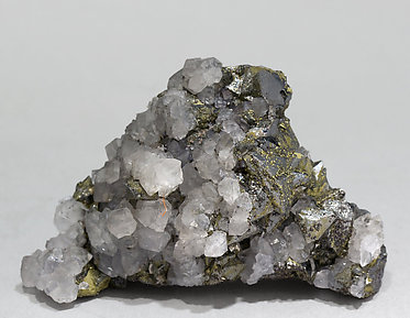 Tetrahedrite with Chalcopyrite and Quartz.