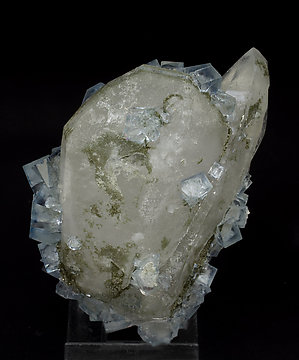 Quartz with Muscovite inclusions, Fluorite and Dolomite. 