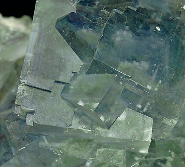 Fluorite with Calcite. 