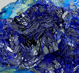 Azurite with Malachite. 