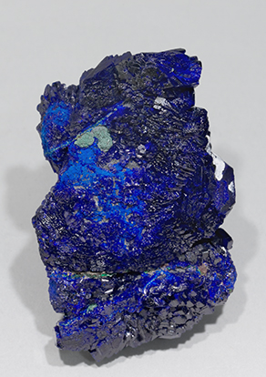 Azurite with Malachite. Rear