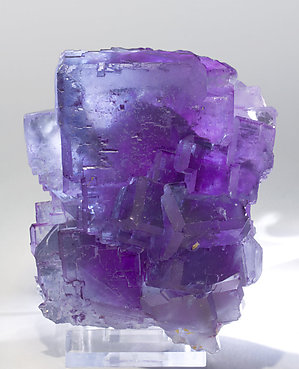 Fluorite. Light behind