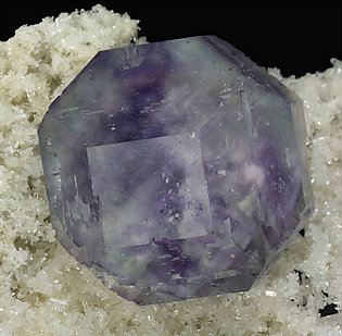 Fluorite with Quartz. 