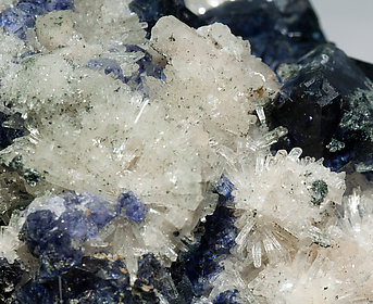 Phenakite with Fluorite and Orthoclase (adularia). 