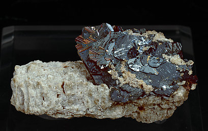 Hematite with Rutile.