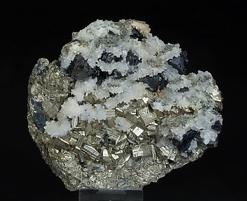 Sphalerite with Pyrite and Quartz.