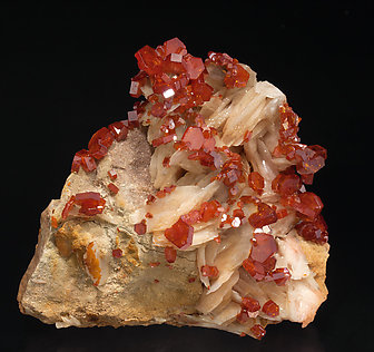 Vanadinite with Baryte.