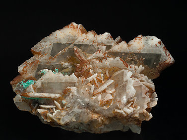 Baryte with Dioptase. 