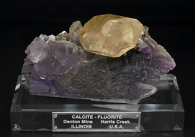 Calcite with Fluorite.